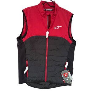 NWT Alpinestars Insulated Denali cycling Black & Red Thermal Vest XL